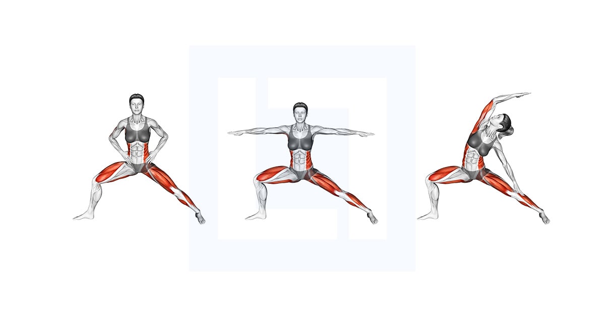 Reverse Warrior Pose