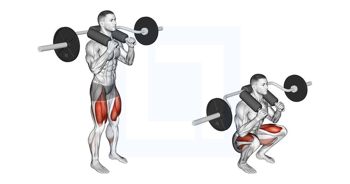 Squat avant avec barre de sécurité