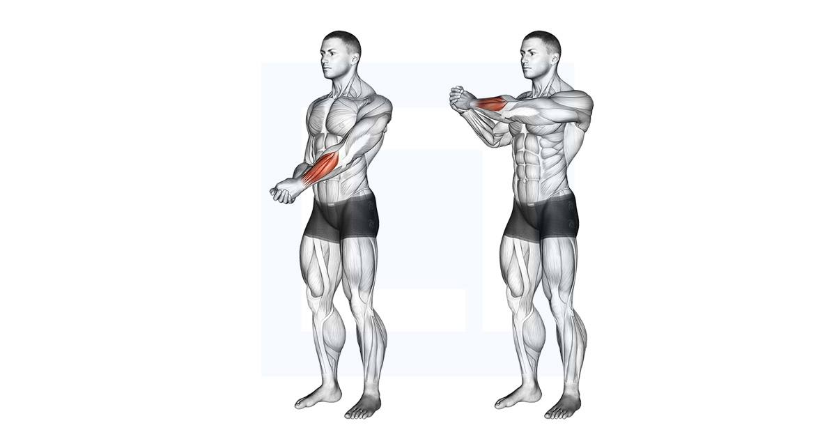 Side Wrist Pull Stretch