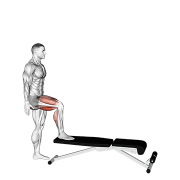 une jambe Push Off