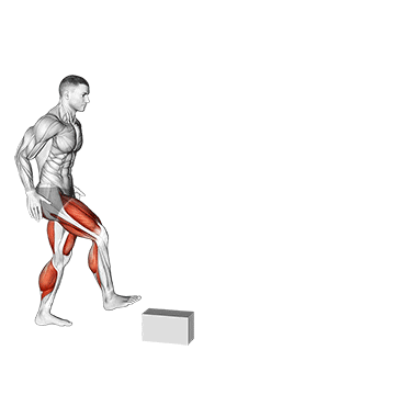 Une jambe Stride Jump
