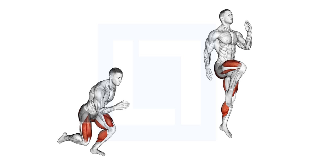 Une jambe Vertical Jump