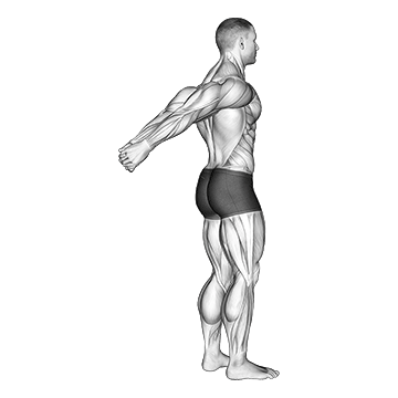 Debout Reverse Shoulder Stretch