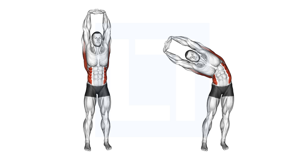 Swaying Palm Tree Yoga Pose
