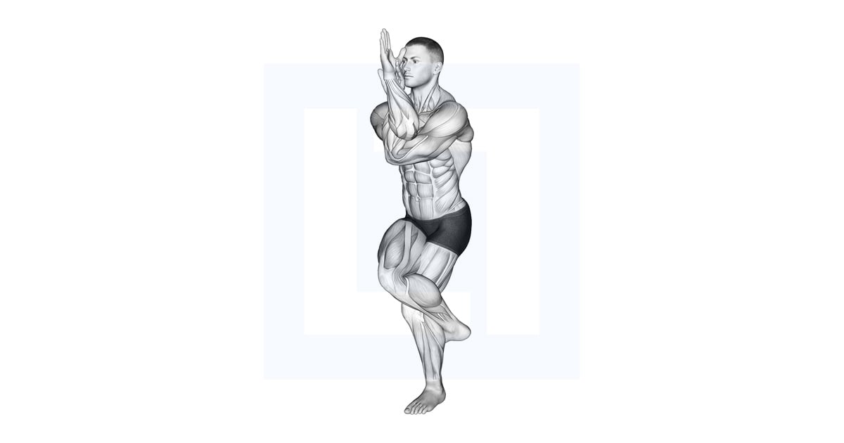 The Eagle Yoga Pose