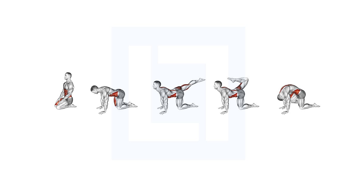 Tiger Yoga Pose